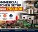 Commercial Kitchen Setup Under Rs. 50000