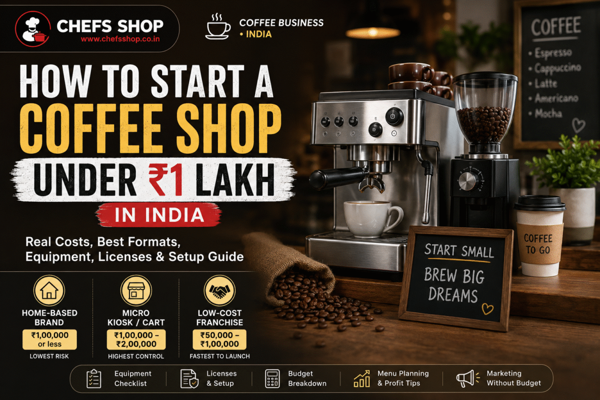 How to Start a Coffee Shop Under 1 Lakh in India