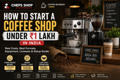 How to Start a Coffee Shop Under 1 Lakh in India