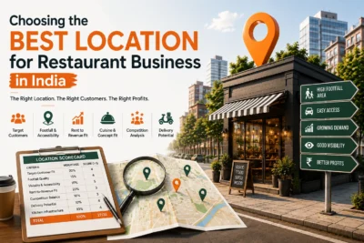 best location for restaurant business in India