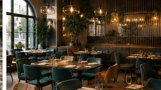 Cafe interior planning