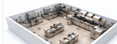 Kitchen planning and layout design by Chefs Shop