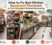 kitchen equipment placement